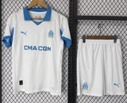 2526 Marseille Home Soccer kids Soccer Jersey